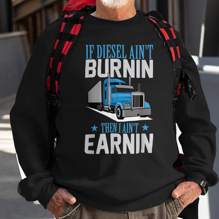 Trucker Truck Driver Funny S Trucker Semitrailer Truck Sweatshirt Gifts for Old Men