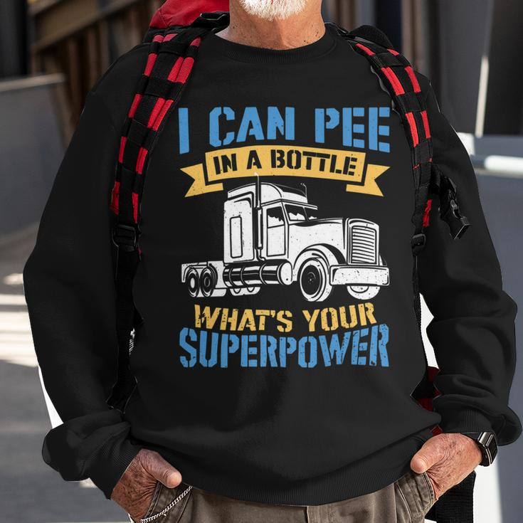 Trucker Trucker Accessories For Truck Driver Diesel Lover Trucker V14 Sweatshirt Gifts for Old Men
