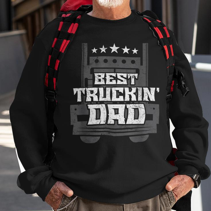 Trucker Trucker Accessories For Truck Driver Motor Lover Trucker_ V25 Sweatshirt Gifts for Old Men