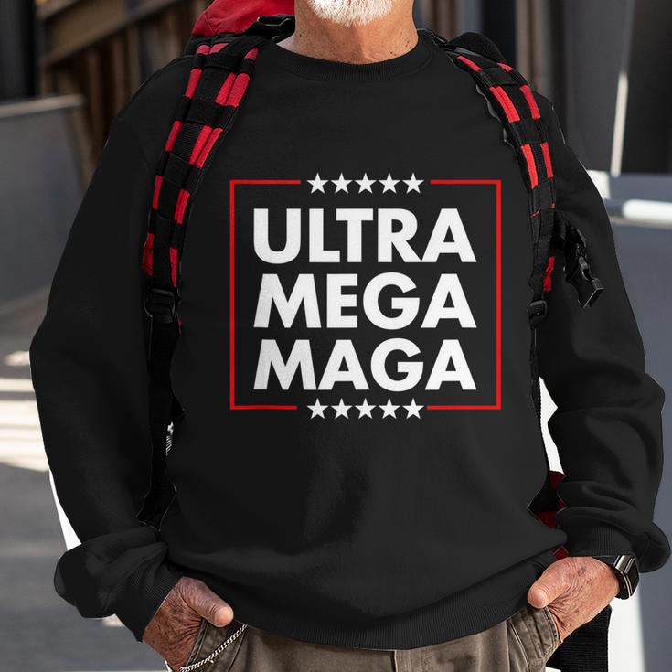 Ultra Mega Maga Trump Liberal Supporter Republican Family Sweatshirt Gifts for Old Men