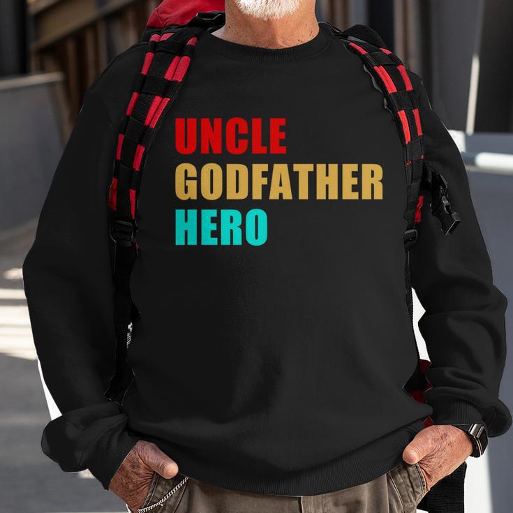 Uncle Godfather Hero V3 Sweatshirt Gifts for Old Men