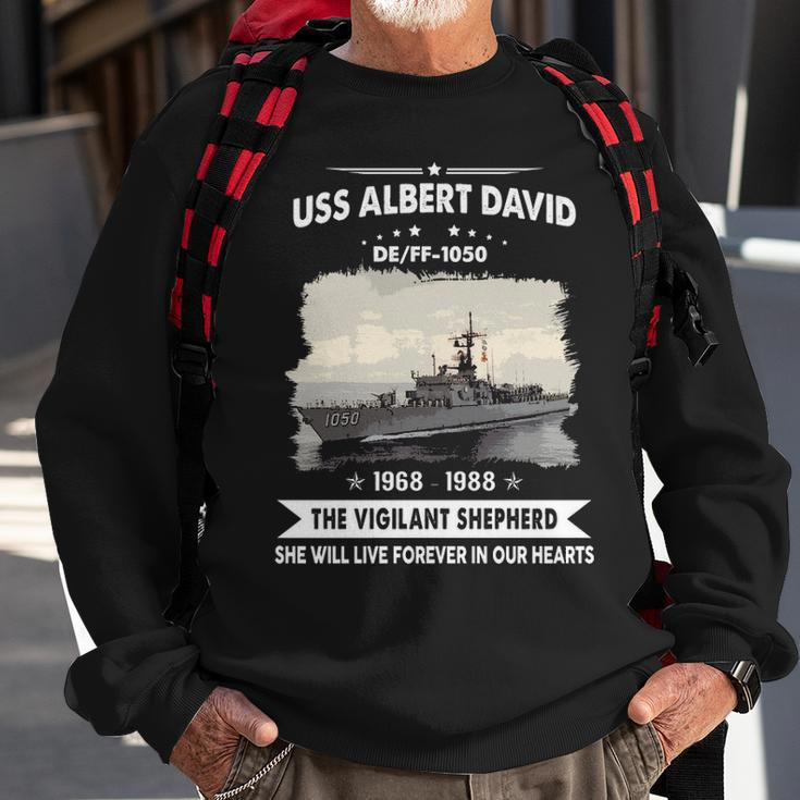 Uss Albert David Ff 1050 De Sweatshirt Gifts for Old Men