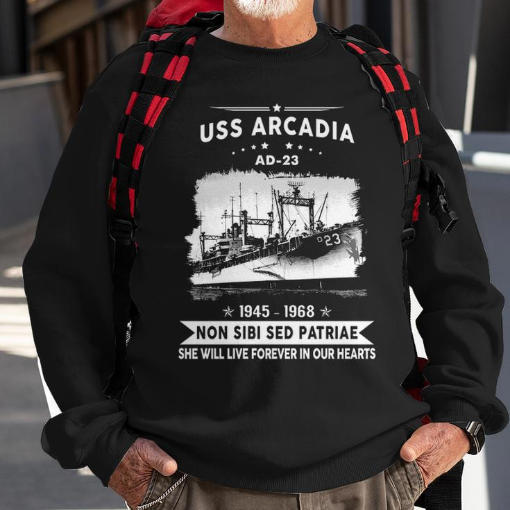 Uss Arcadia Ad Sweatshirt Gifts for Old Men