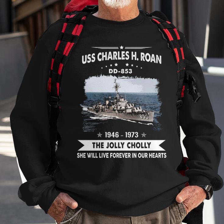 Uss Charles H Roan Uss Dd Sweatshirt Gifts for Old Men