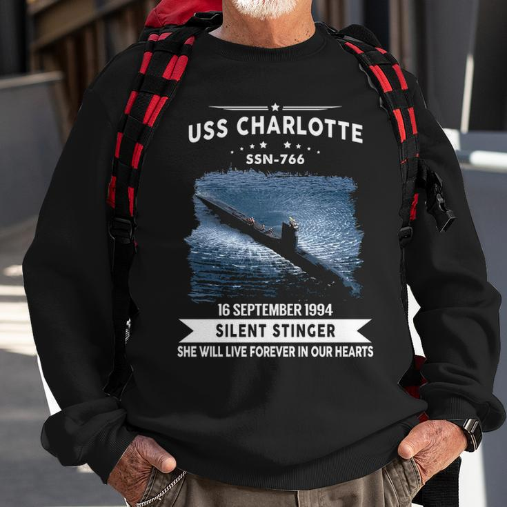 Uss Charlotte Ssn Sweatshirt Gifts for Old Men