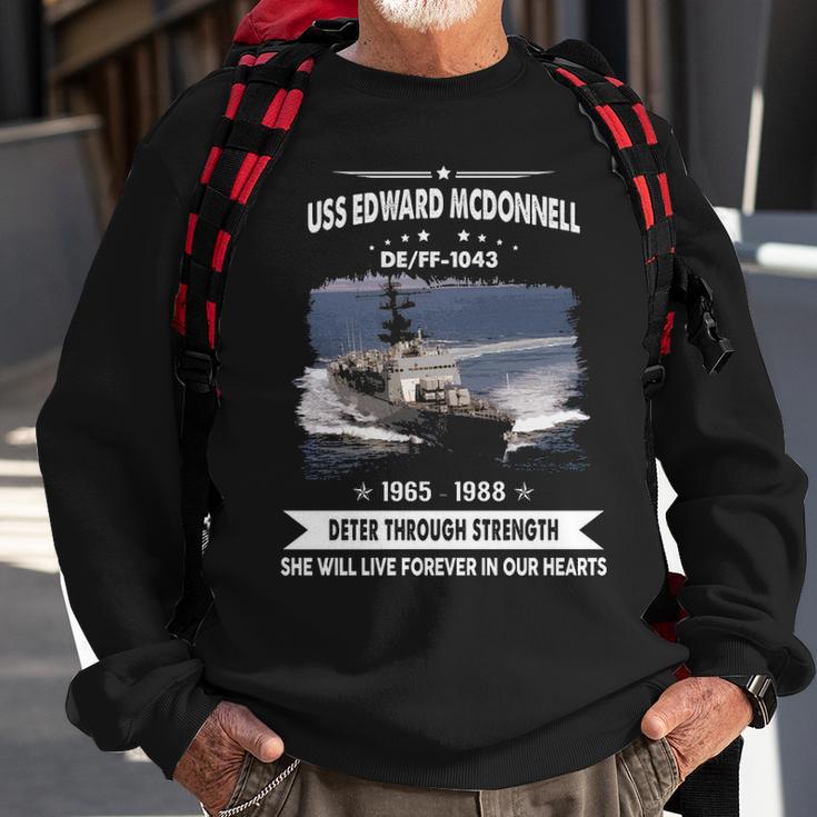 Uss Edward Mcdonnell Ff 1043 De Sweatshirt Gifts for Old Men