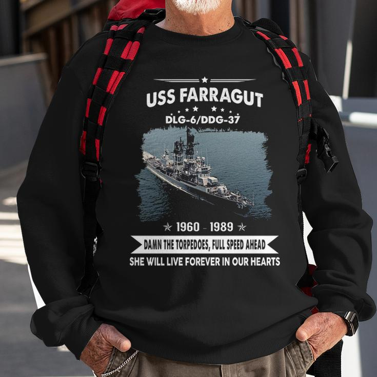 Uss Farragut Dlg 6 Ddg Sweatshirt Gifts for Old Men