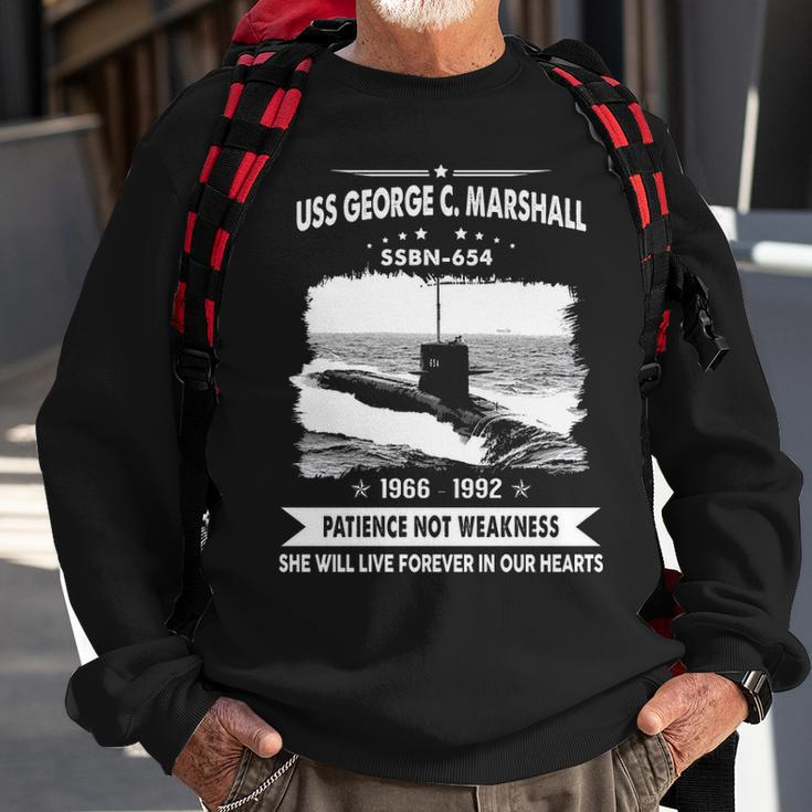 Uss George C Marshall Ssbn Sweatshirt Gifts for Old Men