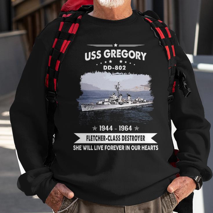 Uss Gregory Dd Sweatshirt Gifts for Old Men