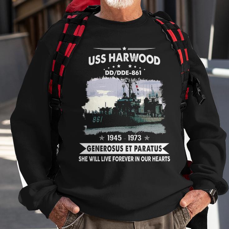 Uss Harwood Dd Sweatshirt Gifts for Old Men