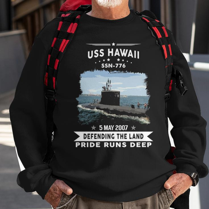 Uss Hawaii Ssn Sweatshirt Gifts for Old Men