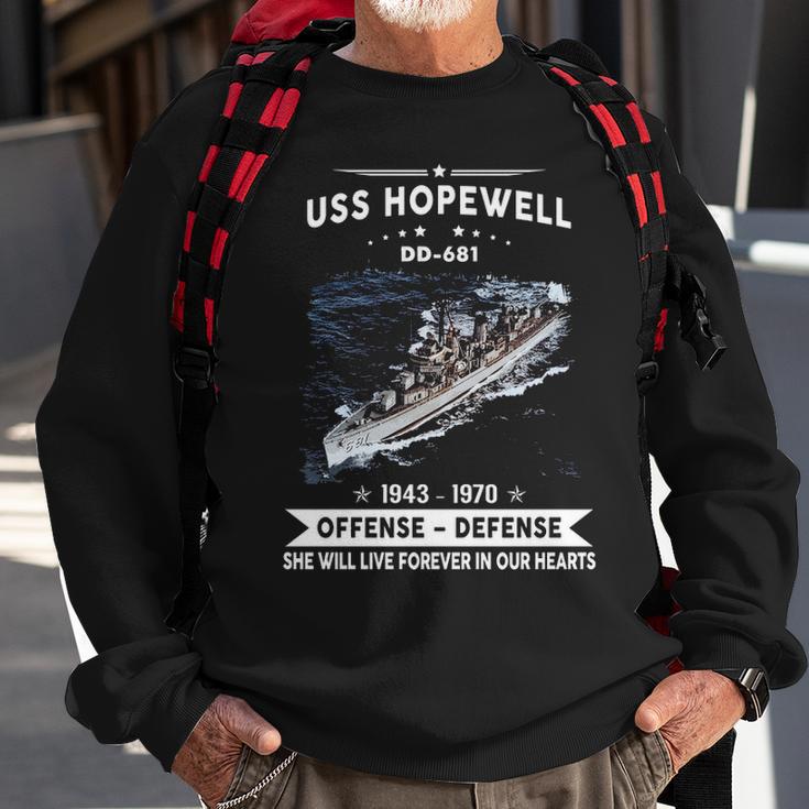 Uss Hopewell Dd Sweatshirt Gifts for Old Men