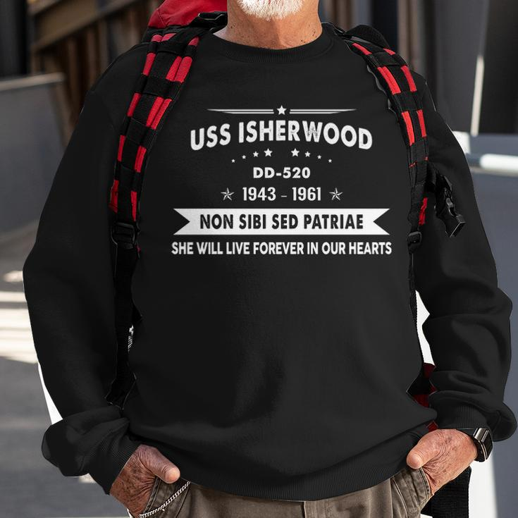 Uss Isherwood Dd Sweatshirt Gifts for Old Men