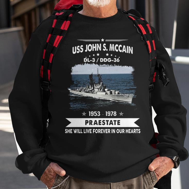 Uss John S Mccain Dl3 Ddg Sweatshirt Gifts for Old Men