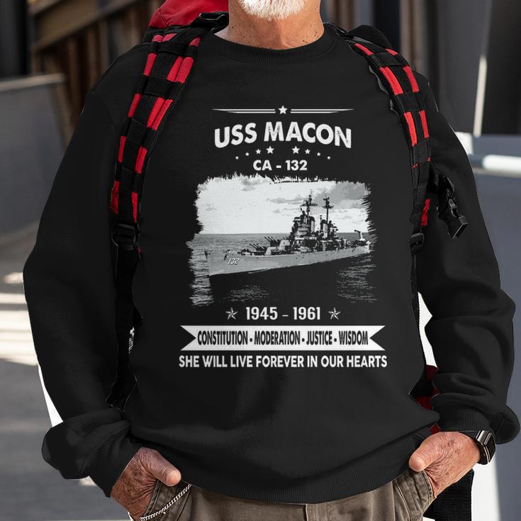 Uss Macon Ca Sweatshirt Gifts for Old Men