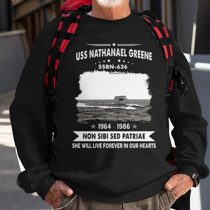 Uss Nathanael Greene Ssbn Sweatshirt Gifts for Old Men