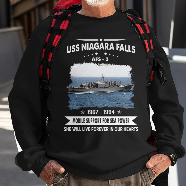 Uss Niagara Falls Afs V3 Sweatshirt Gifts for Old Men