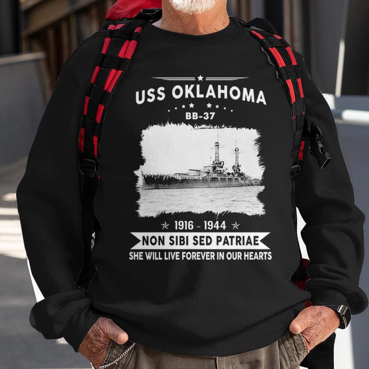 Uss Oklahoma Bb Sweatshirt Gifts for Old Men