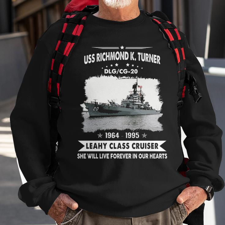 Uss Richmond K Turner Dlg 20 Cg Sweatshirt Gifts for Old Men