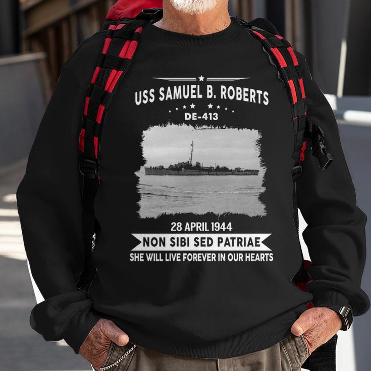 Uss Samuel B Roberts De Sweatshirt Gifts for Old Men