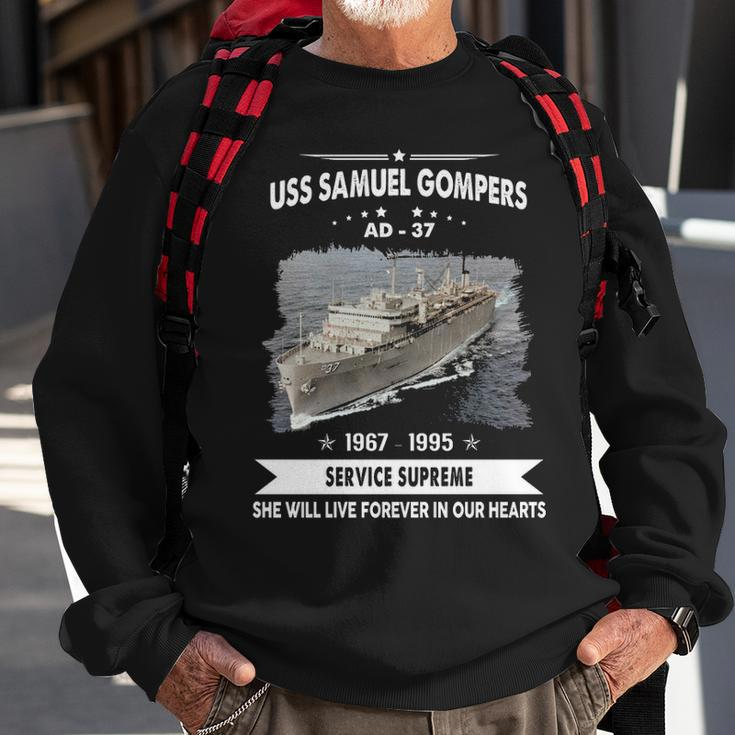 Uss Samuel Gompers Ad Sweatshirt Gifts for Old Men