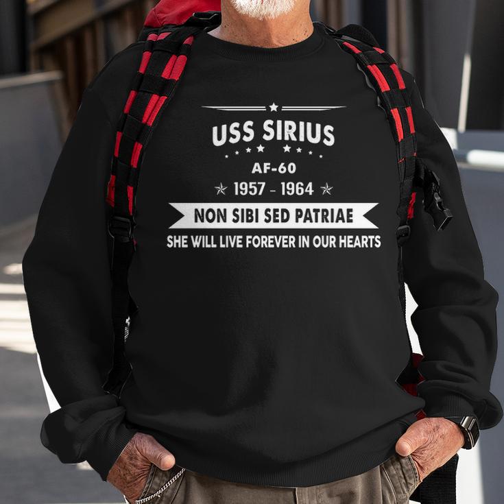 Uss Sirius Af Sweatshirt Gifts for Old Men