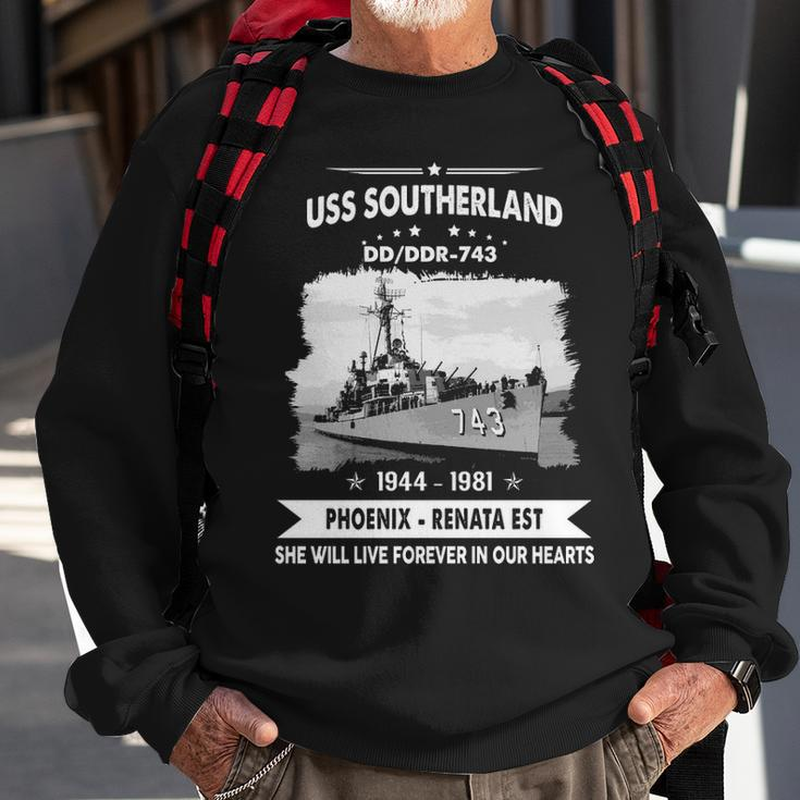 Uss Southerland Dd 743 Ddr Sweatshirt Gifts for Old Men
