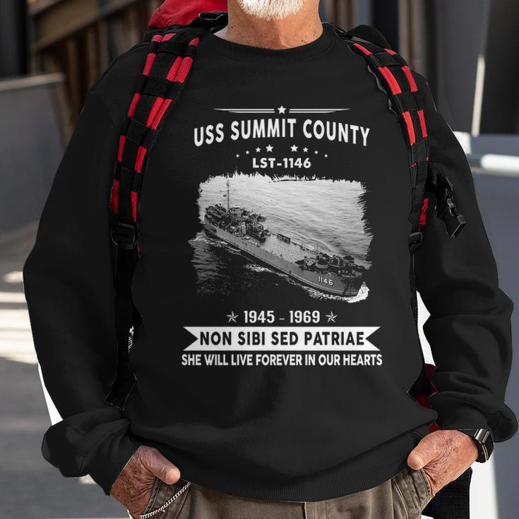 Uss Summit County Lst Sweatshirt Gifts for Old Men