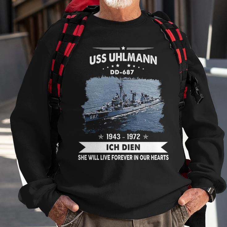 Uss Uhlmann Dd Sweatshirt Gifts for Old Men