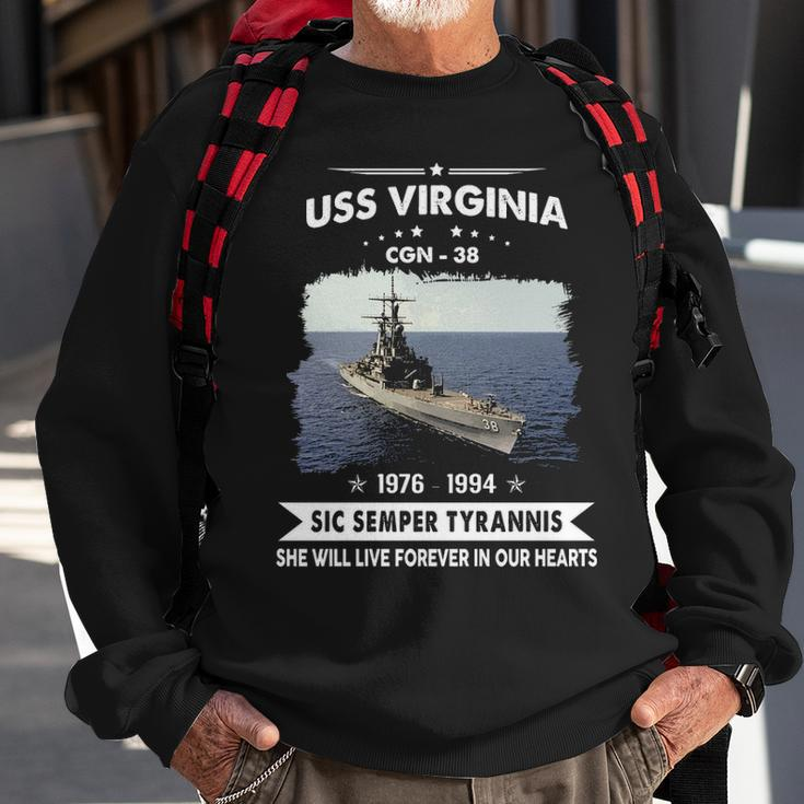 Uss Virginia Cgn Sweatshirt Gifts for Old Men