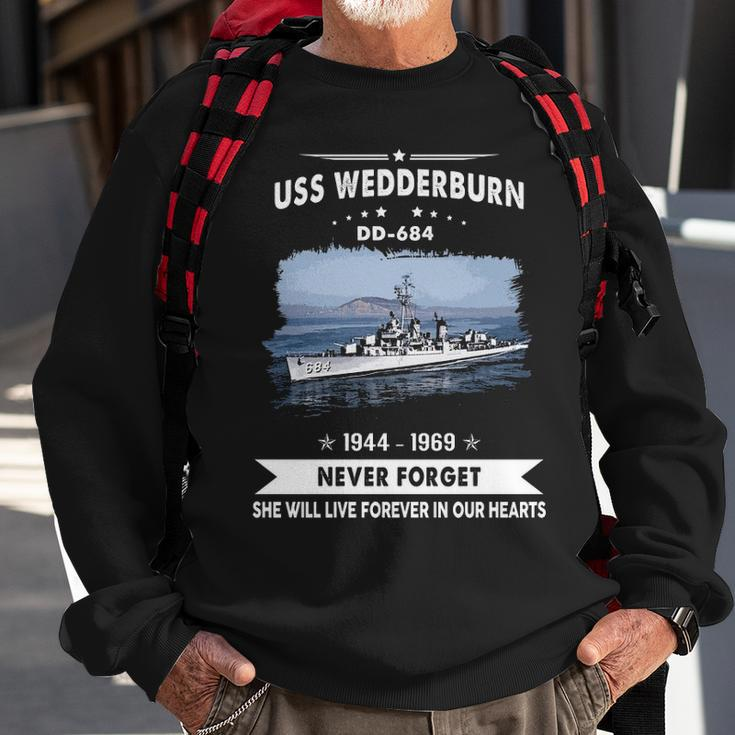 Uss Wedderburn Dd Sweatshirt Gifts for Old Men