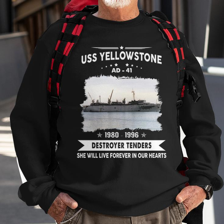 Uss Yellowstone Ad Sweatshirt Gifts for Old Men