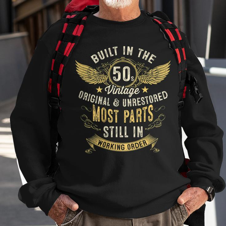 Vintage 1950S Built In The 50S Fifties Funny 70Th Birthday V2 Sweatshirt Gifts for Old Men