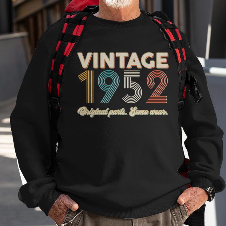 Vintage 1952 Original Parts Some Wear 70Th Birthday Tshirt Sweatshirt Gifts for Old Men