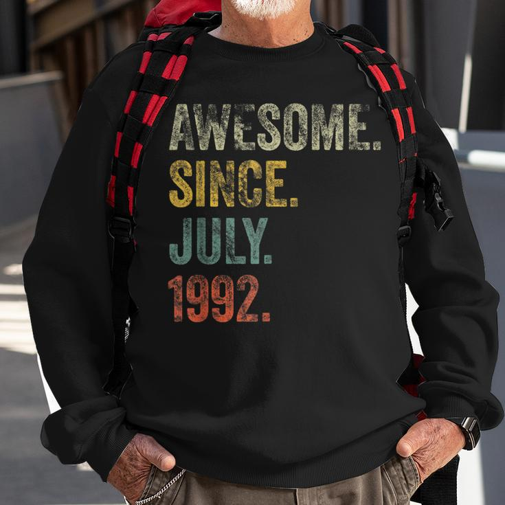 Vintage 1992 30Th Birthday Awesome Since July 1992 Sweatshirt Gifts for Old Men