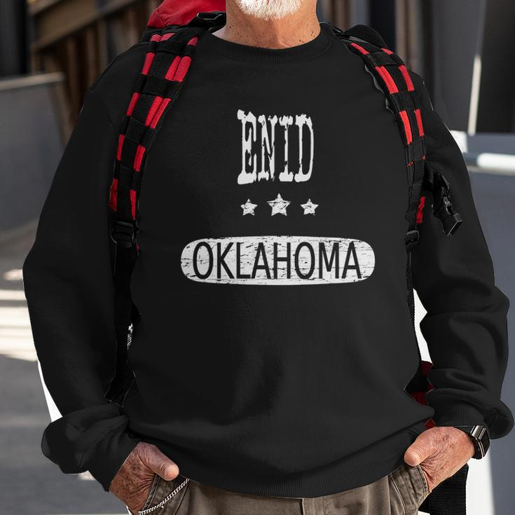 Vintage Enid Oklahoma Home Roots Sweatshirt Gifts for Old Men