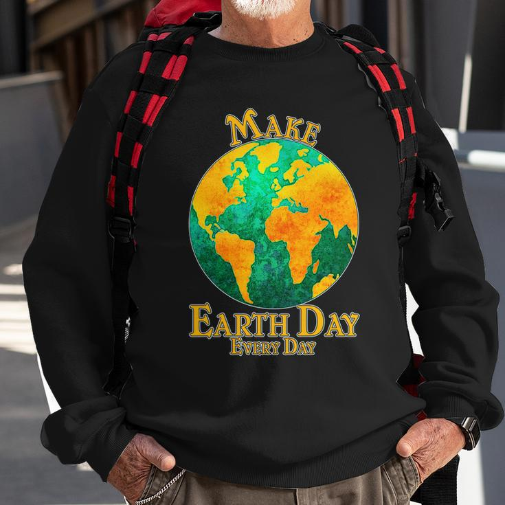 Vintage Make Earth Day Every Day Tshirt Sweatshirt Gifts for Old Men