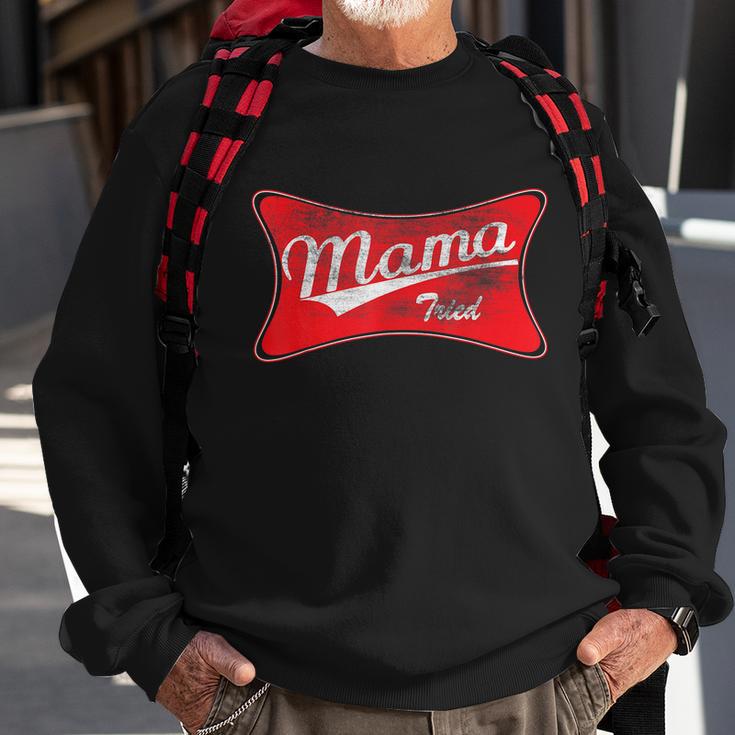 Vintage Mama Tried Gift Funny Retro Country Outlaw Music Gift Sweatshirt Gifts for Old Men