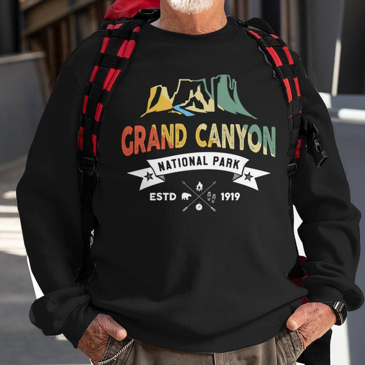 Vintage Retro Grand Canyon National Park Souvenir Sweatshirt Gifts for Old Men