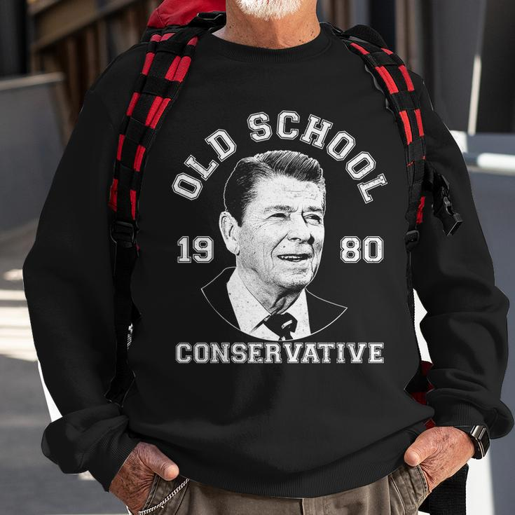 Vintage Ronald Reagan Old School Conservative Tshirt Sweatshirt Gifts for Old Men