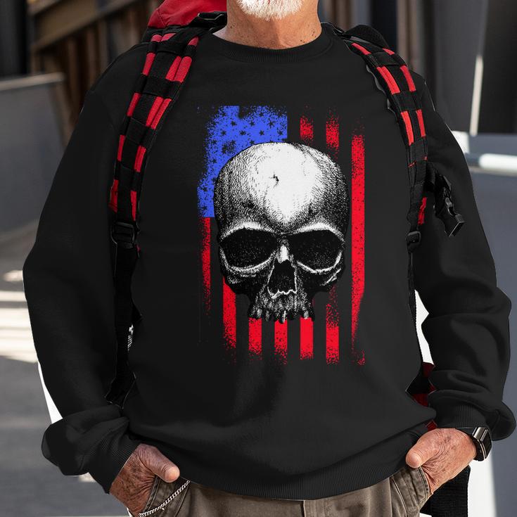 Vintage Usa American Flag V2 Sweatshirt Gifts for Old Men