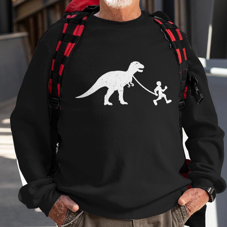 Walking My Trex Sweatshirt Gifts for Old Men