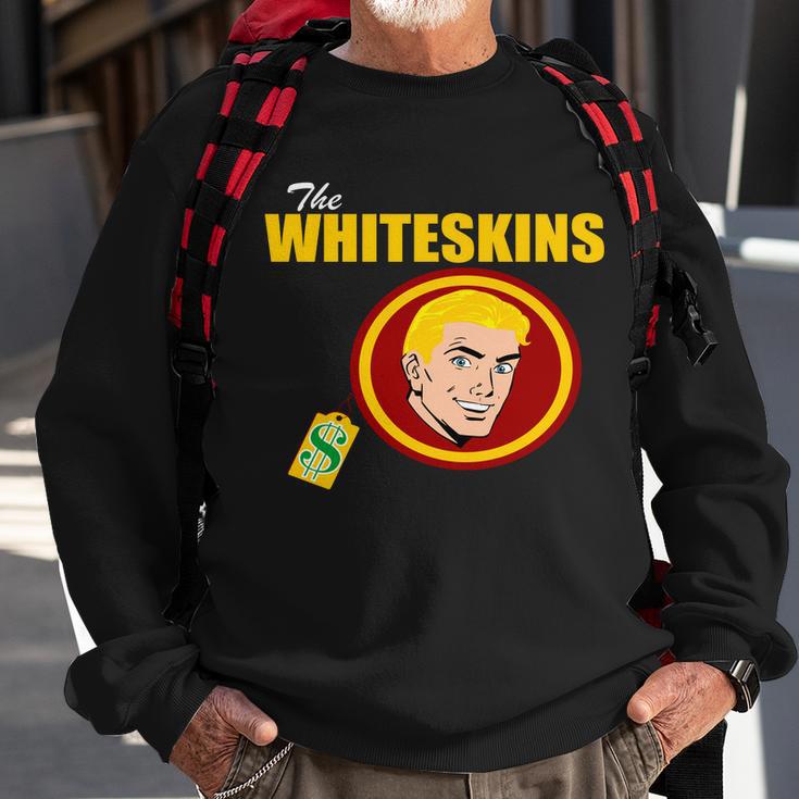 Whiteskins Football Native American Indian Sweatshirt Gifts for Old Men