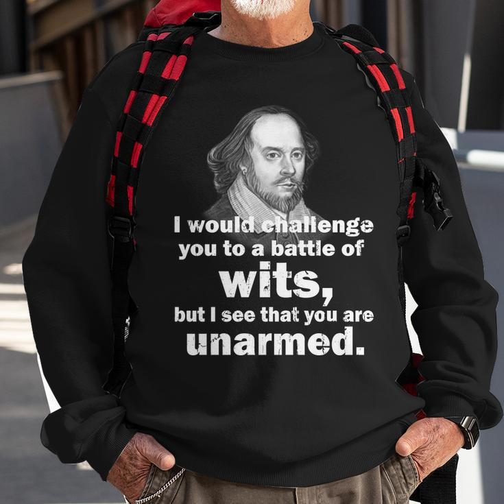 William Shakespeare Wits Quote Tshirt Sweatshirt Gifts for Old Men