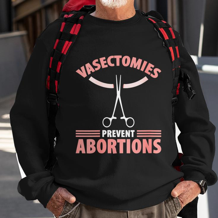 Womenss Funny Vasectomy Retired Baby Maker Vasectomy Survivor Sweatshirt Gifts for Old Men