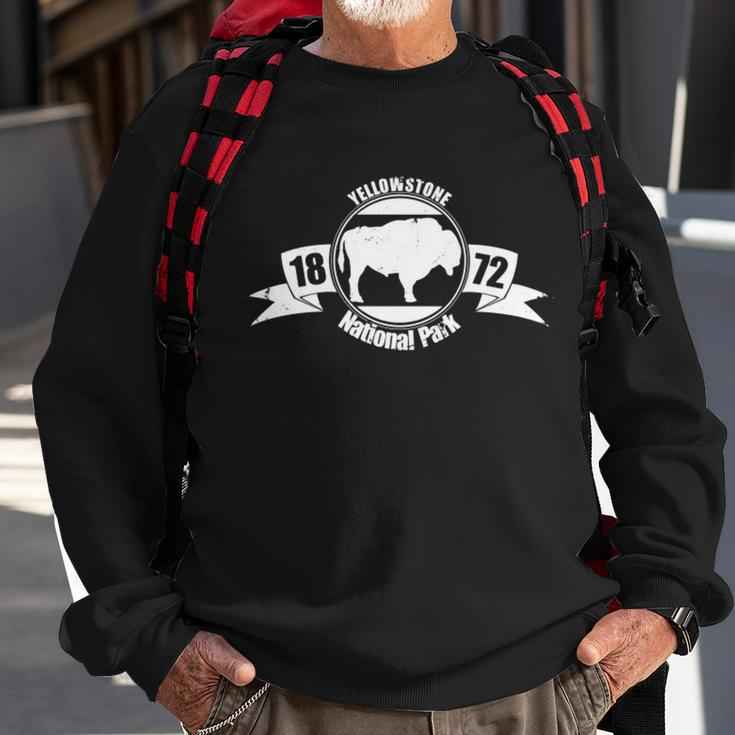 Yellowstone National Park V2 Sweatshirt Gifts for Old Men