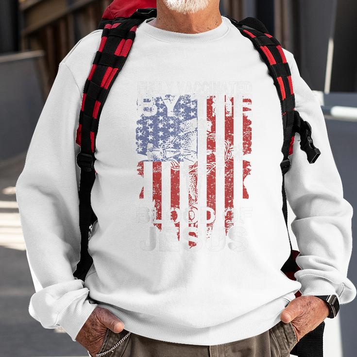 Fully Vaccinated By The Blood Of Jesus V4 Sweatshirt Gifts for Old Men