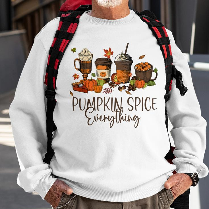 Halloween Pumpkin Spice Everything Thanksgiving V2 Sweatshirt Gifts for Old Men
