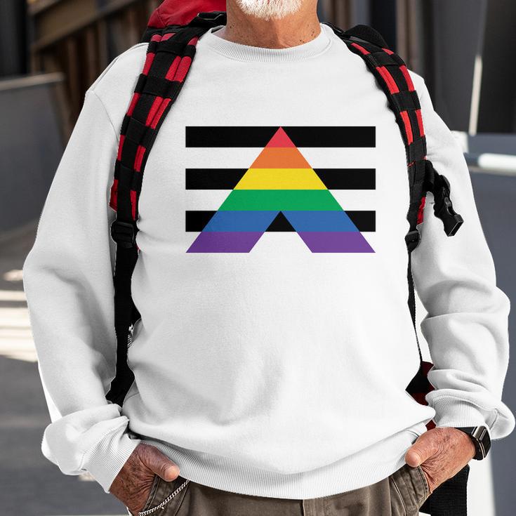 Straight Ally Lgbtq Support Tshirt Sweatshirt Gifts for Old Men