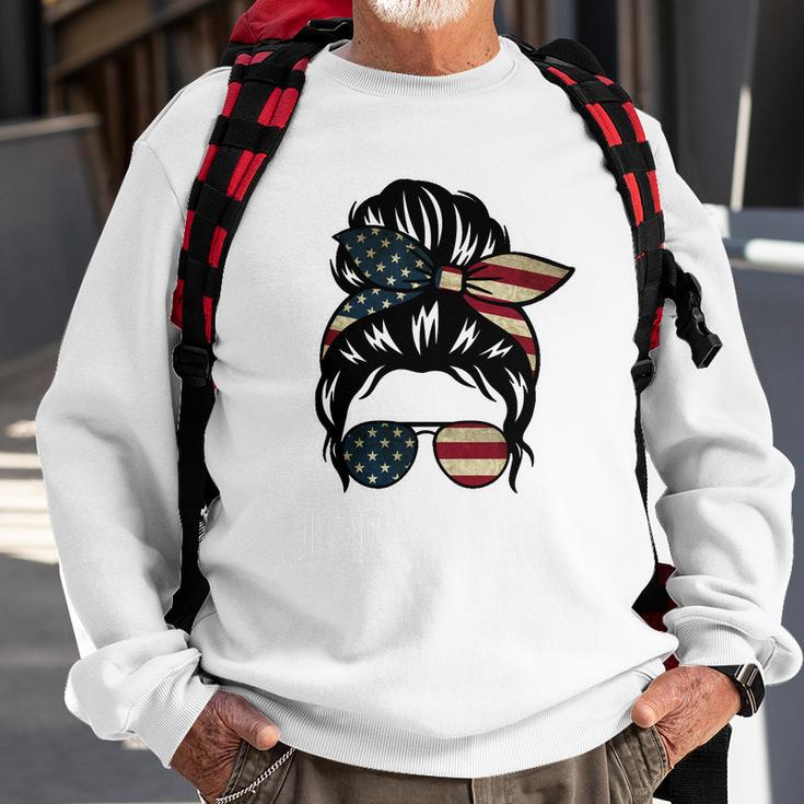 Ultra Maga Usa Female Bun Sweatshirt Gifts for Old Men